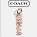 Coach Jewelry | Coach Dream Charm | Color: Gold/Silver | Size: 1/4" X 3/4"