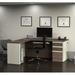Wade Logan® Balendin Reversible L-Shaped Executive Desk Wood in Brown | 30.37 H x 71 W x 69 D in | Wayfair RDBS3197 30052546