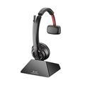 Poly S8210UC-M DECT Headset Savi Mono USB-A, 209212-02 (Mono USB-A), schwarz