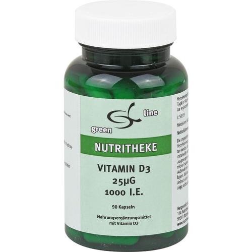 11 A Nutritheke – VITAMIN D3 25 μg 1.000 I.E. Kapseln Vitamine