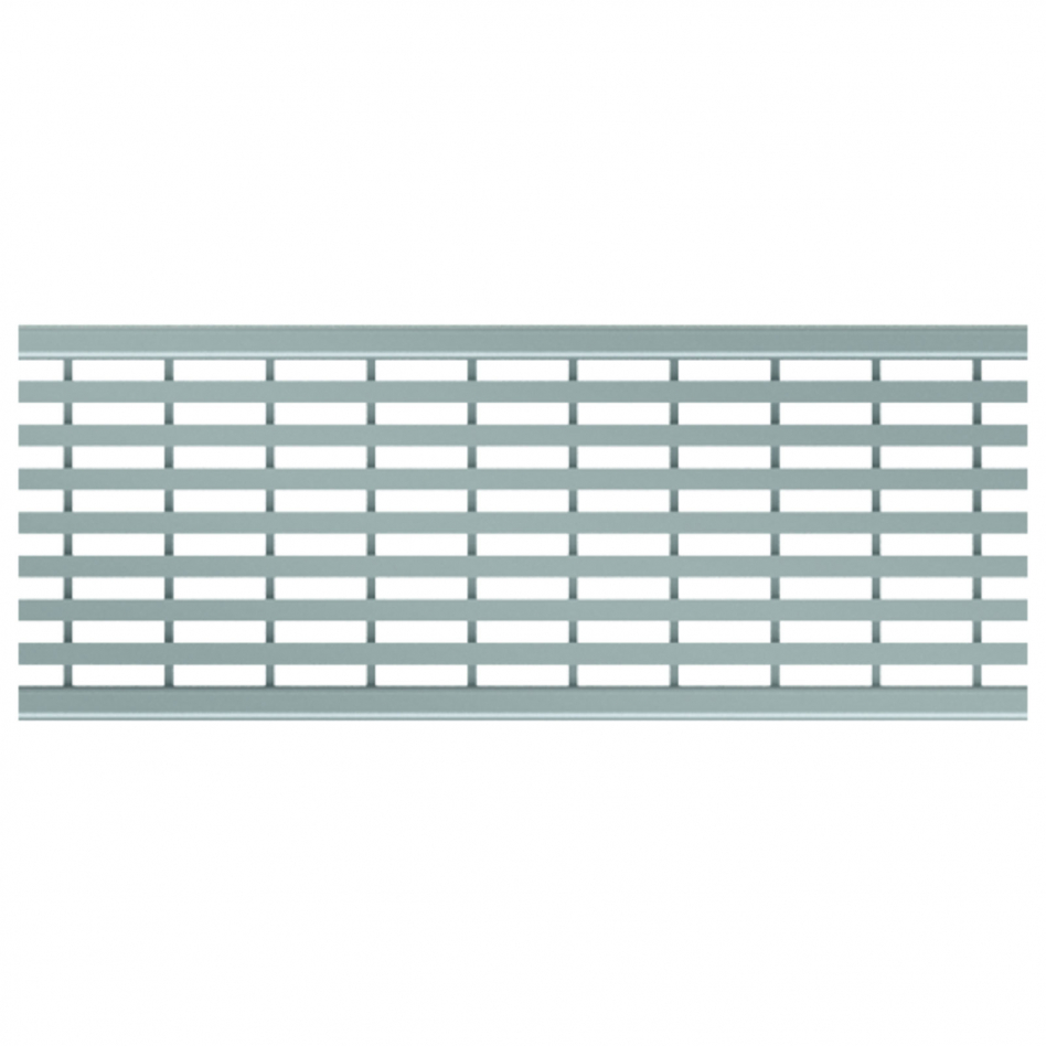 ACO Längsstegrost Längsstabrost für Lüftungskasten Edelstahl, 1000x150 mm, Längsstegrost Image