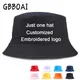 Chapeau seau brodé avec Logo personnalisé unisexe casquette Bob Hip Hop Gorros pour hommes et