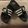 Adidas Shoes | Adidas Slippers | Color: Black/White | Size: 13