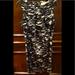 Michael Kors Dresses | Michael Kors Abstract Belted Sheath Dress. Size 8 | Color: Black/Gray | Size: 8