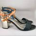 Coach Shoes | Coach Chunky Heeled Strappy Sandals Size 6.5 | Color: Black | Size: 6.5
