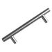 Celeste Designs Outdoor Use Powder Coated Brushed Nickel Stainless Steel Bar Pull Handle - 4" X 6" Metal in Gray | 6 H x 0.5 W x 1.25 D in | Wayfair