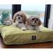 Harry Barker Heather Rectangle Dog Bed Small Dark Grey Recycled Materials/Cotton in Green/White | 5 H x 36 W x 29 D in | Wayfair 08-2234-13