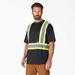 Dickies Hi Vis Safety Short Sleeve T-Shirt - Black Size L (L10529)