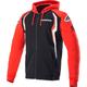 Alpinestars Honda Zip Hoodie, black-red, Size L