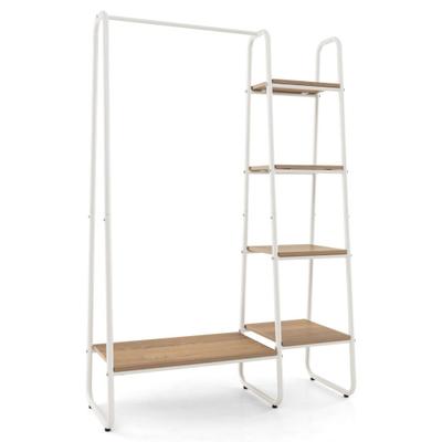 Costway Clothes Rack Free Standing Storage Tower w...