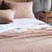 Eastern Accents Chilmark Salmon Coverlet/Bedspread Cotton in Pink/Yellow | California King Coverlet | Wayfair 7P1-TF-CVC-33