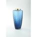Mercer41 Dwerg 14.6" Glass Table Vase Glass in Blue/White | 14.6 H x 7.4803 W x 7.4803 D in | Wayfair 8C398E9282F54D3196E62C19A6677FAD