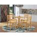 Rosalind Wheeler Reece 5 - Piece Counter Height Rubberwood Solid Wood Dining Set Wood in Brown | 36 H in | Wayfair 6AF0019D8C75412F8EC0D43C37FD2DB9