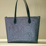 Kate Spade Bags | Kate Spade Glitter Tote Handbag | Color: Blue/Silver | Size: Os