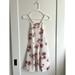Brandy Melville Dresses | Brandy Melville Floral Skater Dress | Color: Pink/White | Size: Os