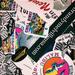 Brandy Melville Accessories | 30 Random Stickers For $9 Sale! Brandy Melville Stickers | Color: Black/White | Size: Os