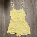 American Eagle Outfitters Pants & Jumpsuits | American Eagle Romper | Color: Yellow | Size: S