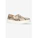 Women's Maribel Sneakers by Bella Vita in Taupe Snake (Size 7 1/2 M)