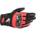 Alpinestars Honda SMX Z Drystar Guanti da moto, nero-rosso, dimensione 3XL