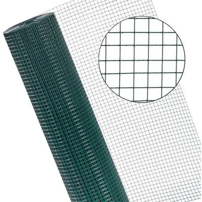 Volierendraht 4eck Voliere 1x10 m Käfig 16x16 Maschendrahtzaun Gartenzaun Grün Image