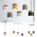 Lampes suspendues nordiques à LED lampe en fer moderne restaurant café salle à manger chambre à