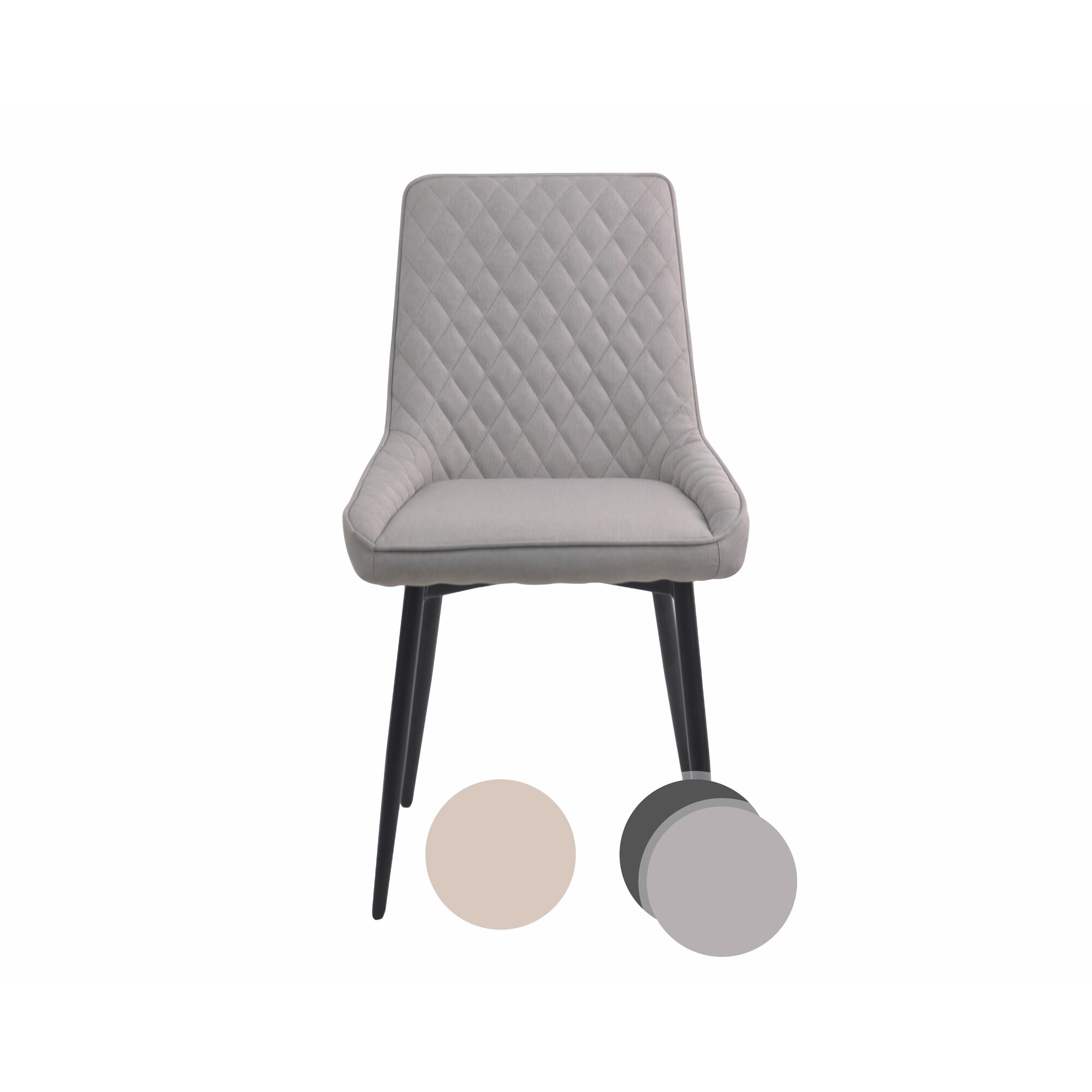 Möbilia »Moira« Stuhl 2er-Set beige