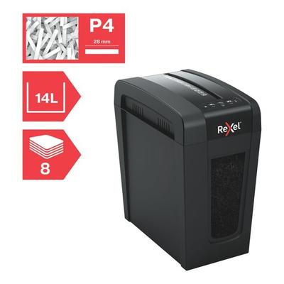 Rexel Aktenvernichter »Secure X8-SL Slimline Whisper-Shred« schwarz, 20.4x35.5x35.1 cm Image