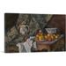 ARTCANVAS Still Life w/ Apples & Peaches 1905 - Print Metal | 26 H x 40 W x 1.5 D in | Wayfair CEZANNE33-1L-40x26