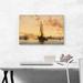 ARTCANVAS Sunset Behind Salute by E.W. Cook - Wrapped Canvas Painting Print Canvas | 18 H x 26 W x 0.75 D in | Wayfair COOKE8-1S-26x18