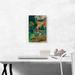 ARTCANVAS Landscape w/ Peacocks 1892 by Paul Gauguin - Wrapped Canvas Painting Print Canvas in Green | 18 H x 12 W x 0.75 D in | Wayfair