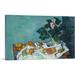 ARTCANVAS Still Life w/ Apples & A Pot Of Primroses 1890 - Print Canvas | 12 H x 18 W x 0.75 D in | Wayfair CEZANNE32-1S-18x12