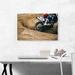 ARTCANVAS Dirt Bike Motocross Streaks - Wrapped Canvas Photograph Print Canvas, Wood in Brown | 18 H x 26 W x 0.75 D in | Wayfair