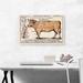 ARTCANVAS Le Boeuf Cuts of Meat Vintage Kitchen Poster - Wrapped Canvas Graphic Art Print Canvas, Wood in Brown | 18 H x 26 W x 0.75 D in | Wayfair