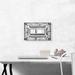 ARTCANVAS White Emerald Cut Diamond Jewel - Wrapped Canvas Graphic Art Print Canvas, Wood in Gray | 12 H x 18 W x 0.75 D in | Wayfair