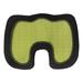 FH Group Ergonomic Gel Car Seat Cushion, Silicone in Yellow | 2 H x 18 W x 13.5 D in | Wayfair WFFH1011-YELLOW