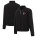 Women's JH Design Black Atlanta Falcons Reversible Fleece Full-Zip Jacket