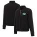 Women's JH Design Black New York Jets Reversible Fleece Full-Zip Jacket