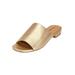 Extra Wide Width Women's The Sola Slip On Mule by Comfortview in Gold (Size 9 WW)