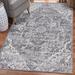 Gray/White 62.4 x 0.5 in Area Rug - Williston Forge Fairbank Oriental Area Rug Polypropylene | 62.4 W x 0.5 D in | Wayfair