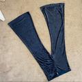 Free People Pants & Jumpsuits | Free People Navy Sequin Flared Pants | Color: Blue | Size: 2