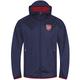 Arsenal FC Official Gift Mens Shower Jacket Windbreaker Peaked Hood Navy Large