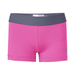 Soffe 1110G Girls Dri Short in Neon Pink/Gunmetal size XS | Polyester/Spandex Blend