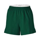 Soffe M037 Authentic Women's Junior Short in Dark Green size Medium | Cotton Polyester