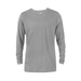 Delta 616535 Dri 30/1's Adult Performance Long Sleeve Top in Silver size Large | Ringspun Cotton