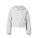 Soffe 5839G Girls Crop Hoodie in Ash size Medium | Cotton/Polyester Blend