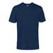 Platinum P601 Adult Cotton Short Sleeve Crew Neck Top in Harbor Blue size Small | Ringspun