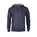 Delta 97300 Fleece Adult French Terry Zip Hoodie in Denim Heather size XS | Cotton/Polyester Blend