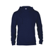 Delta 99200 Fleece Adult Heavyweight Hoodie in Navy Blue size 3X | Cotton/Polyester Blend