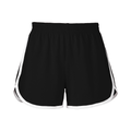 Soffe 5707G Girls Dolphin Short in Black size Small | Cotton/Polyester Blend