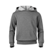 Soffe 7334G Girls Core Fleece Hoodie in Grey Heather size Medium | Cotton Polyester